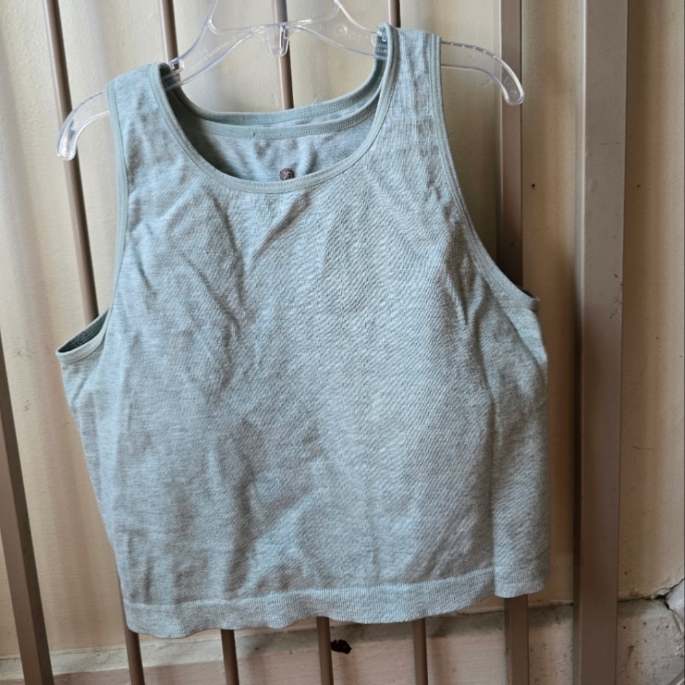 Sublime® Bamboo Maternity & Nursing Longline Bra | Dusty Blue Green Heather
